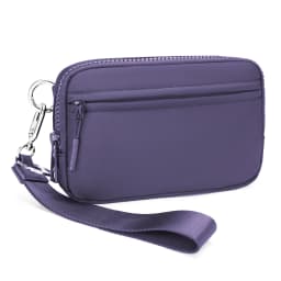 Womens Wallet Cute Checkered Multi Credit Card with Clear ID Window Large Capacity Zip Around Clutch Travel Lightweight Purse