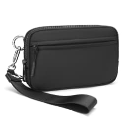 Womens Wallet Cute Checkered Multi Credit Card with Clear ID Window Large Capacity Zip Around Clutch Travel Lightweight Purse