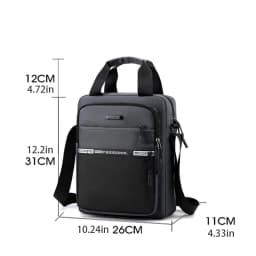 Men's Crossbody Bag with Adjustable Shoulder Strap, Multifunctional Handbag for Daily Commuting, Casual Outdoor Bag