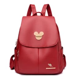 Student Bags Women’s Backpack Designer High Quality Soft Leather Simple Fashion Backpack Large Capacity Antitheft Shoulder Bags