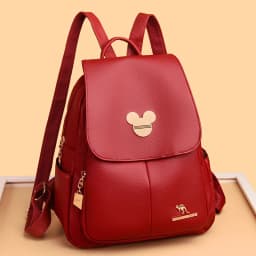 Student Bags Women’s Backpack Designer High Quality Soft Leather Simple Fashion Backpack Large Capacity Antitheft Shoulder Bags