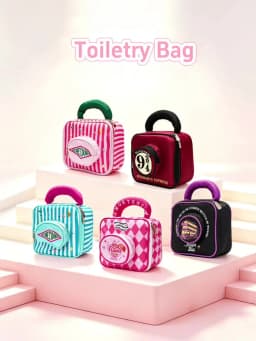 Pinky Harry Potter Cosmetic Bag Toiletry Bag Lunch Bag Multifunctional Handbag for Commuting Outing Gifting for Students Women