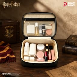 Pinky Harry Potter Cosmetic Bag Toiletry Bag Lunch Bag Multifunctional Handbag for Commuting Outing Gifting for Students Women