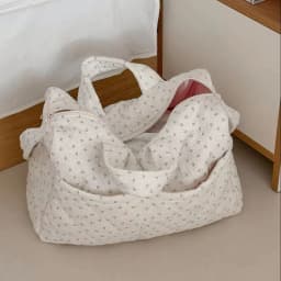 YT style fresh and sweet ins floral travel bag, new large-capacity handbag, student commuter tote bag