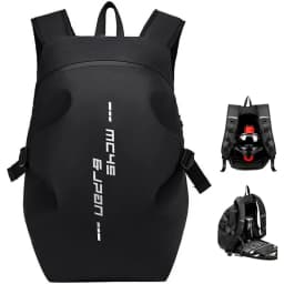 Motorcycle backpack, men's waterproof helmet backpack, riding bag, motorcycle backpack, laptop bag, large capacity travel backpa