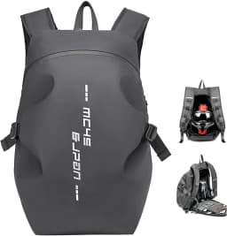 Motorcycle backpack, men's waterproof helmet backpack, riding bag, motorcycle backpack, laptop bag, large capacity travel backpa