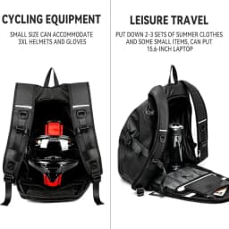 Motorcycle backpack, men's waterproof helmet backpack, riding bag, motorcycle backpack, laptop bag, large capacity travel backpa