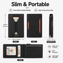 Denior PU Leather Diamond Texture Card Holder For Men RFID Pop Up Wallet With Slim Structure Quick Access And Daily Carry Use
