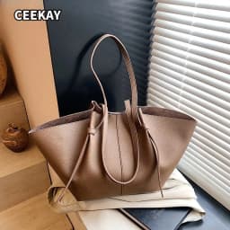 Branded Designer Shoulder Tote Bags For Women Soft PU Leather 2-IN-1 Big Capacity Shopper Tote Set 2026 Luxury Designer Handbags