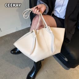 Branded Designer Shoulder Tote Bags For Women Soft PU Leather 2-IN-1 Big Capacity Shopper Tote Set 2026 Luxury Designer Handbags