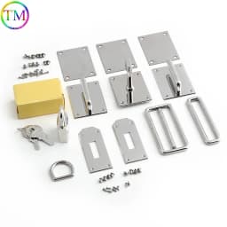 Luxury Stainless Steel Metal Clasp Wholesale Bag Twist Turn Lock a Set of Locks For Woman Handbags Purse Hardware Accessories