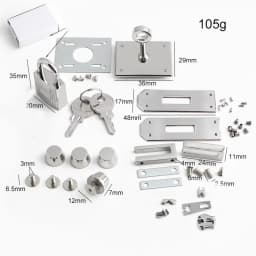 Luxury Stainless Steel Metal Clasp Wholesale Bag Twist Turn Lock a Set of Locks For Woman Handbags Purse Hardware Accessories