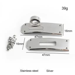 Luxury Stainless Steel Metal Clasp Wholesale Bag Twist Turn Lock a Set of Locks For Woman Handbags Purse Hardware Accessories