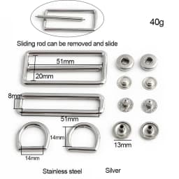 Luxury Stainless Steel Metal Clasp Wholesale Bag Twist Turn Lock a Set of Locks For Woman Handbags Purse Hardware Accessories