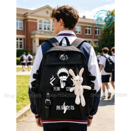 Jujutsu Kaisen Backpack Anime Students School Bag Cosplay Mochila Boys Girls Gifts Cartoon Bookbag Laptop Travel Rucksack