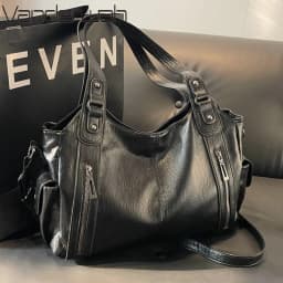 Daily Business Commuting Large Capacity Tote Hand Bags Soft Leather Shoulder Crossbody Bags for Women Handbags Sturdy Durable
