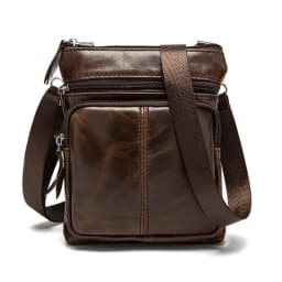 Vintage Cross Body Crossbody For Men Shoulder Genuine Leather Bag Messenger Handbag Briefcase Male Black Sac A Main Bolsas 2020