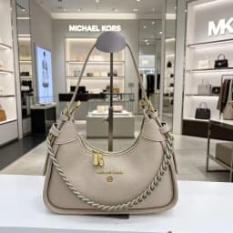 Michael Kors New Ladies' Fashionable Shoulder Bag, MK Business Casual Handbag, High-Quality Leather, Girls' Travel Bag