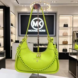 Michael Kors New Ladies' Fashionable Shoulder Bag, MK Business Casual Handbag, High-Quality Leather, Girls' Travel Bag