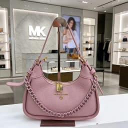 Michael Kors New Ladies' Fashionable Shoulder Bag, MK Business Casual Handbag, High-Quality Leather, Girls' Travel Bag
