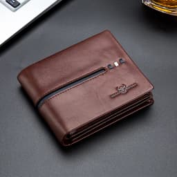BULLCAPTAIN Genuine Leather Wallet Male Brand Designer Business Wallet Multi-function Storage Purse Rfid Card Package Wallet Men
