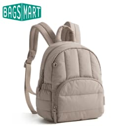 BAGSMART Mini Backpack for Women Lightweight Puffer Small Backpack Purse Quilted Casual Travel Daypack Cute Waterproof Bookbag