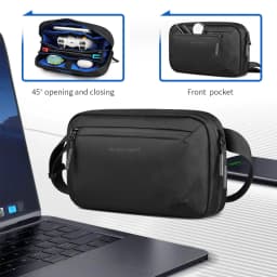 Heroic Knight Small Men Waist Pack Minimalist Waterproof X-PAC Fabric Crossbody Bag Chest Shoulder Pack Travel Organizer Pack