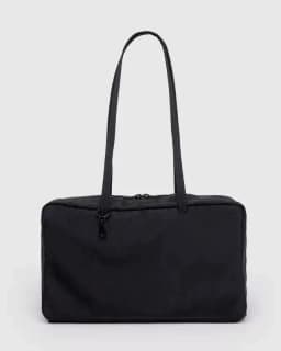 Nylon Square Shoulder Bag Large Capacity Canvas Handbag Lightweight Zipper Tote Bag Daily Commute Travel Storage Bag Gym Gift