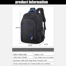 Anti-theft Laptop Backpack with USB Charging Port Large Capacity Business Travel School Bag for Men Women