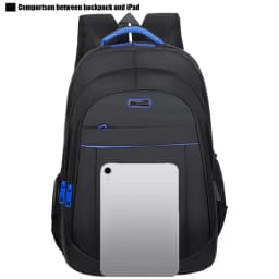 Anti-theft Laptop Backpack with USB Charging Port Large Capacity Business Travel School Bag for Men Women
