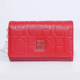 CH Fashion Autumn/Winter Small Wallet 2026 New Solid Color Letter Embossed Male and Female Multi Card Slot Wallet