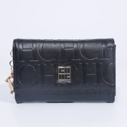 CH Fashion Autumn/Winter Small Wallet 2026 New Solid Color Letter Embossed Male and Female Multi Card Slot Wallet