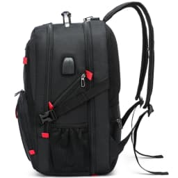 Large-Capacity Backpack 30L Men Portable Casual Backpack Multiple Compartments Anti-Theft Design Laptop Bag Zipper Daypack