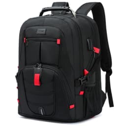 Large-Capacity Backpack 30L Men Portable Casual Backpack Multiple Compartments Anti-Theft Design Laptop Bag Zipper Daypack