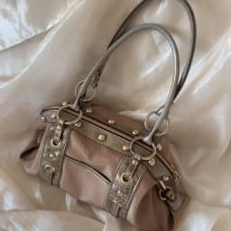 Vintage High-end Large-capacity Handbag Shoulder Bag Sweet and Cool Babes Underarm Niche Casual Contrasting Color Bag