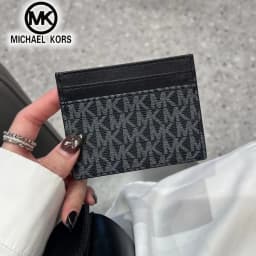 2026 Michael Kors Women's Fashion Leisure Card Bag MK Driver's License Card Cover Zero Wallet Girls' Multiple Card Clip