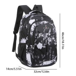 Waterproof Men's Backpack Work 15.6-Inch Laptop Men's Business Backpack University School Backpack Boys and Girls SchoolBackpack
