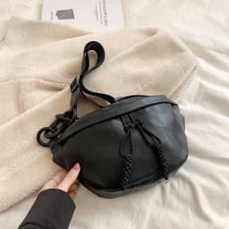 Soft Leather Waist Bag For Women Chain Fanny Pack High Quality Shoulder Belt Purse Bags Fashion Designer Crossbody Chest Bags