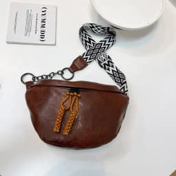 Soft Leather Waist Bag For Women Chain Fanny Pack High Quality Shoulder Belt Purse Bags Fashion Designer Crossbody Chest Bags