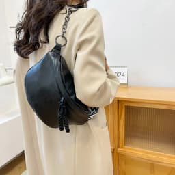 Soft Leather Waist Bag For Women Chain Fanny Pack High Quality Shoulder Belt Purse Bags Fashion Designer Crossbody Chest Bags