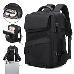 Business Backpack for Men and Women, Large Capacity Expandable Backpack, Computer Backpack, Backpack, Travel Bag