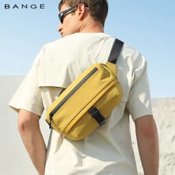 BANGE Waterproof Chest Bag Multi-Carry Modes Sling Crossbody Travel Shoulder Messenger Bag