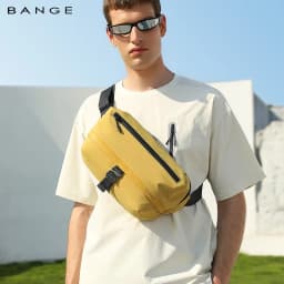 BANGE Waterproof Chest Bag Multi-Carry Modes Sling Crossbody Travel Shoulder Messenger Bag