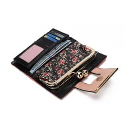 AFKOMST Women Floral Print Wallet: 9 Card Slots, Bifold Design, Coin Purse & Card Holder