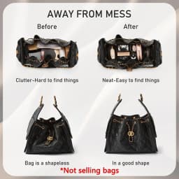 Nylon Bag Organizer Insert For 25bag Durable Fashion Wateproof Gift Bag Support Storage Inner Modification Bag Accessories