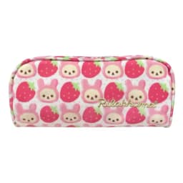 Rilakkuma Korilakkuma Pencil Case Pouch Strawberry Bear Kawaii Cute School Pencil Cases for Girls Stationery Supplies