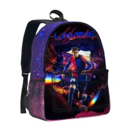 Boys Girls Backpack Knapsack Football Star Starry Sky Backpack School Bag L-Lamin Yamal Large Capacity Mochila Rucksack School