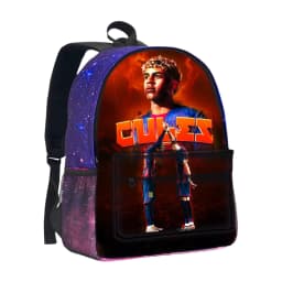 Boys Girls Backpack Knapsack Football Star Starry Sky Backpack School Bag L-Lamin Yamal Large Capacity Mochila Rucksack School