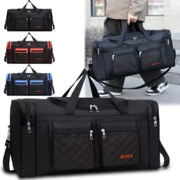 Large Capacity Travel Duffel Bag, Casual Style, Multiple Compartments & Pockets, Perfect for Short Trips, Sports Travel Bag