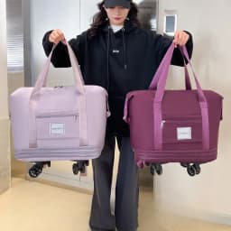 Travel Bag, Backpack Large-Capacity Disassembly Universal Wheel Storage Bag, Duffel Bag Portable Multi-Layer Checked With Wheel